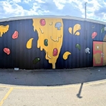 pizza mural